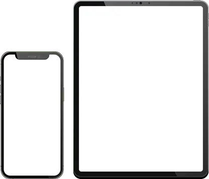 タブレットとスマホのモックアップ